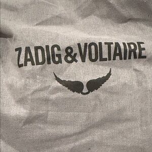 Zadig & Voltaire Black and Gray Crossbody Bag